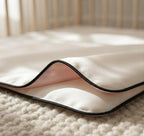 Puruvera 100% Pure Mulberry Silk Baby Blanket | 25 Momme, Double-Sided (120x70 cm)