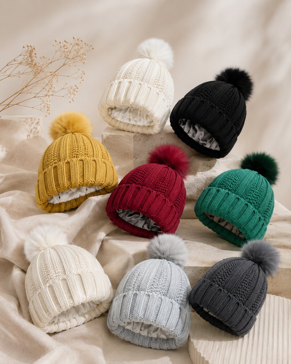 Puruvera Silk-Lined Beanie