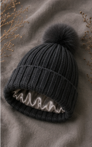 Puruvera Silk-Lined Beanie