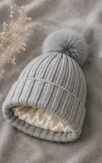 Puruvera Silk-Lined Beanie