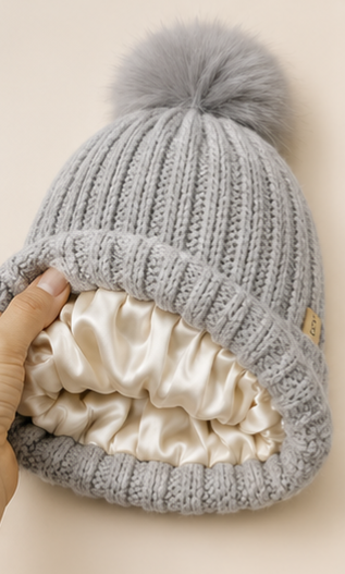Puruvera Silk-Lined Beanie