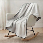 Puruvera 100% Pure Mulberry Silk Baby Blanket | 25 Momme, Double-Sided (120x70 cm)