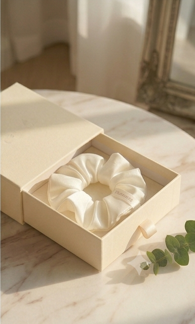Puruvera Pure Silk Scrunchie
