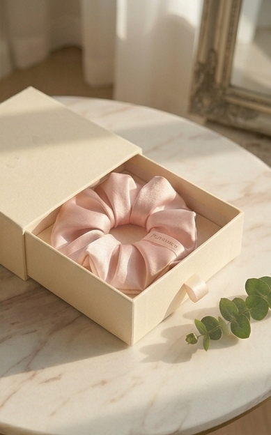 Puruvera Pure Silk Scrunchie