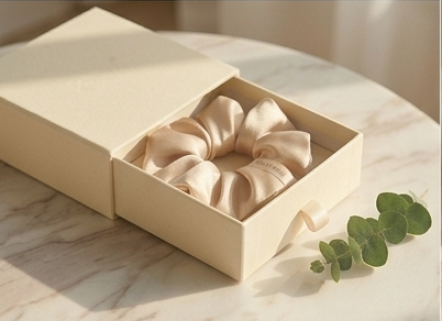 Puruvera Pure Silk Scrunchie