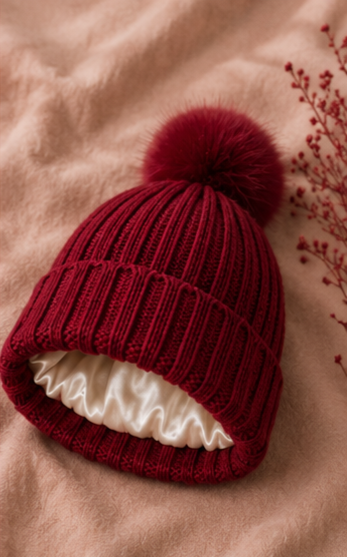 Puruvera Silk-Lined Beanie