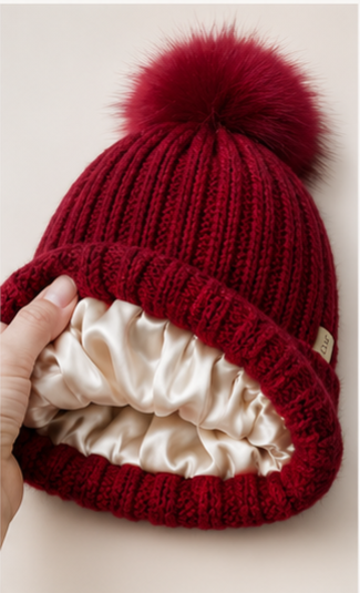 Puruvera Silk-Lined Beanie