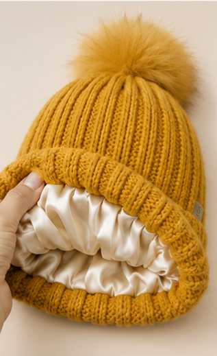 Puruvera Silk-Lined Beanie